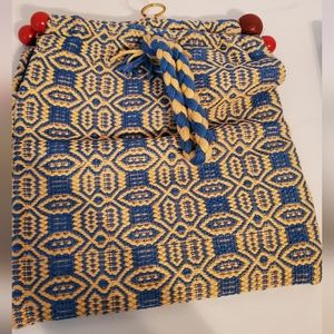 Vintage Handwoven Tapestry Purse/Tote Unique!